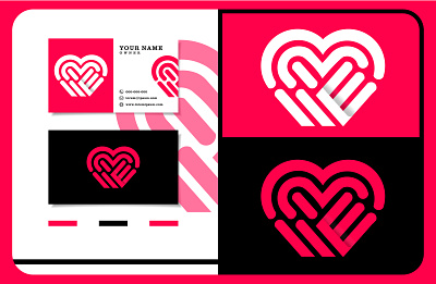 Heart Logo Branding branding graphic design heart logo heart logo branding logo logo brandign logo design love logo