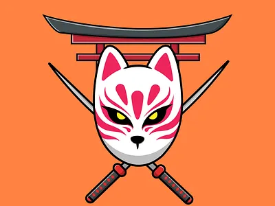 Cute Kitsune And Sword art