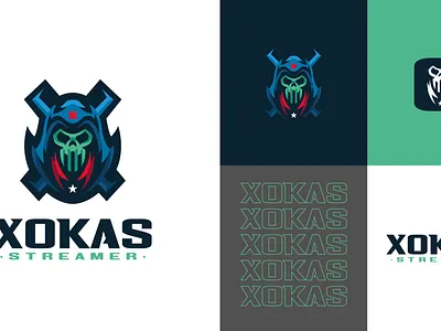 REDESIGN logo - EL XOKAS branding design elxokas esports gaming graphic design illustration logo mascot streamer streaming twitch xokas