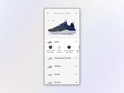 Daily UI #033 - Customize Product 033 app app design appdesign branding customize dailyui design fashion product ui ux uxdesign