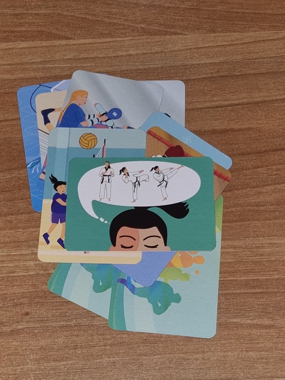 Example of Illustration for Sports Card Association