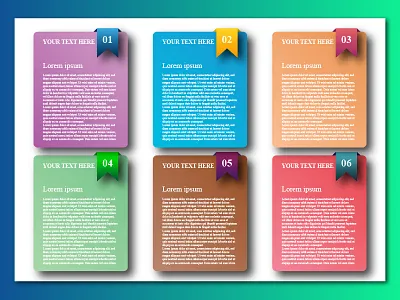 Professional steps infographic graphic design step 1