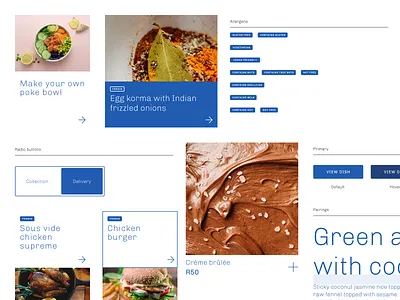Foodie UI app clean foodie minimal ui ui exploration website