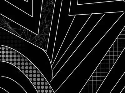 bw liner pattern abstract app black branding design graphic design illustration line pattern procreate white