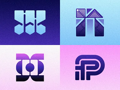 M N O P - 36 Days #09 36daysoftype alphabet challenge design font gradient graphic design letter m letter n letter o letter p lettering logo logo design type design typography vector