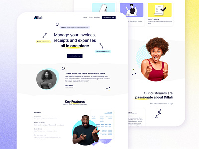 Saas Landing Page branding design figma flat design graphic design landing page minimal saas startup typography ui ux web design