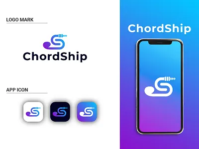 CordShip App logo app icon app logo branding design flat graphic design illustration logo minimal ui vector