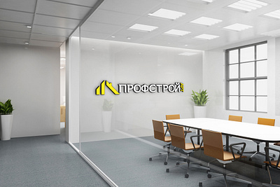 Logo for "Profstroy-Art" ( Building Company ) 2d logo branding build building construction design development graphic design house illustration illustrator logo mockup photoshop project skyscrapers vector workers