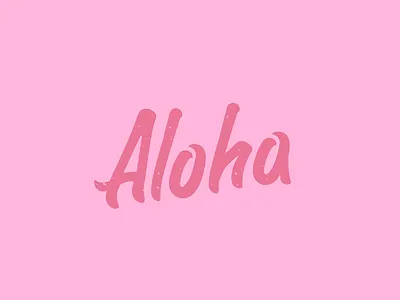 Aloha Logo purple