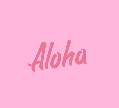 Aloha Logo purple