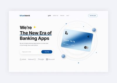 Bluebank design ui ux website