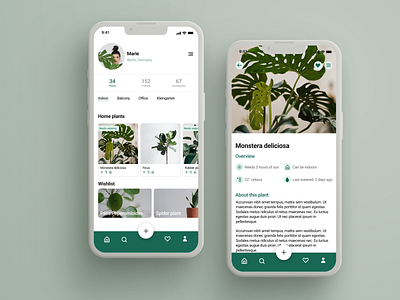 Daily UI — 006 branding dailyui dailyuichallenge design mobile mobile app mobile app design plantapp ui uidesign ux uxdesign visualdesign