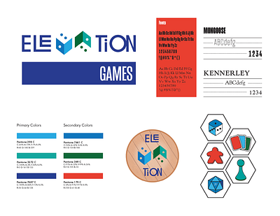 Elevation Games Branding branding design graphic design logo