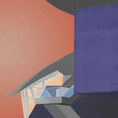 Hunter Museum Illustration illustration