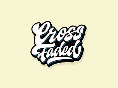 Cross Faded Create Hand lettering Graffiti logo branding calligraphy logo creative creative logo faded text font designs graffiti logo hand lettering hand lettering logo hand letters hand made logo illustration logo logodesign logotype streetwear text logo tshirt design