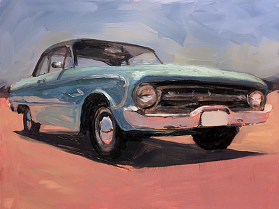 Ford Falcon painting study