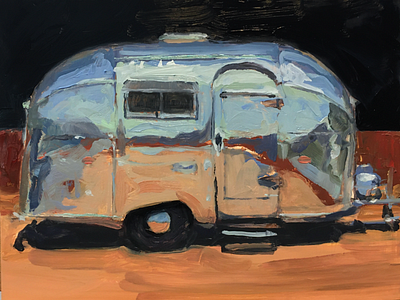 Airstream Study V painting study