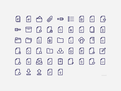 File Icons design file folder format icon icon design icon pack icons iconset tab ui