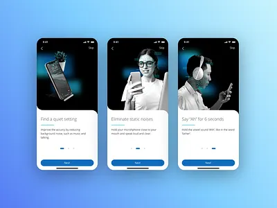 Health screening onboarding app branding clean health healthcare minimal onboarding screening swipe ui ux web web app wellness