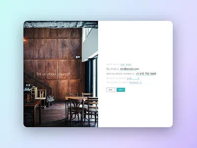 Account sign up form account account details brand finance form form field graphic design minimal navigation onboarding set up settings sign up ui web website