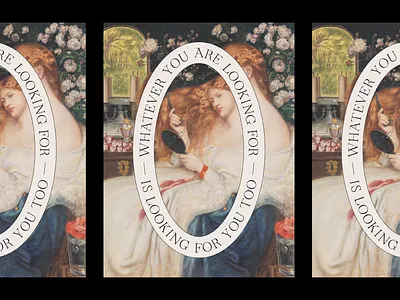 whatever you are looking for, is looking for you too color color palette design graphic design illustration painting quote texture typography