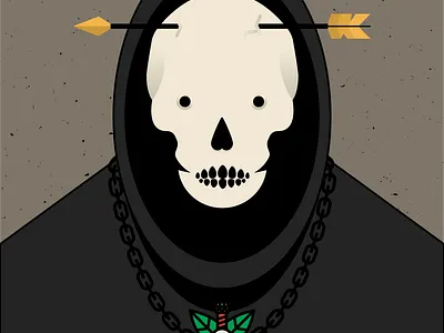 Death Monk #7 angel death deathmonks jack the ripper nft skull