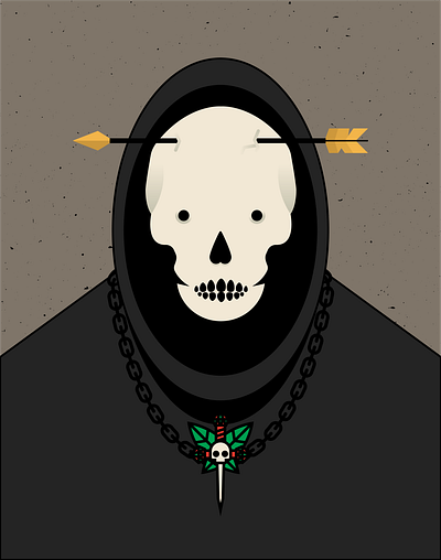 Death Monk #7 angel death deathmonks jack the ripper nft skull