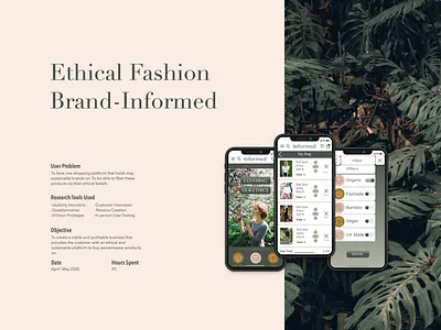 UX Project Objective and Outcomes branding design fashion interaction design product design typography ui ux ux design web design