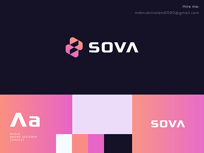 SOVA Logo brand branding buy clever design ecommerce ecommerce logo fashion logo design sell shop shop app shop logo shopper shopping shopping logo store thefalcon vintage visual identity