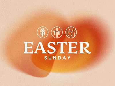 Easter Sunday branding christ christian christianity church easter goodfriday holiday jesus king palm resurrected risen savior sunday