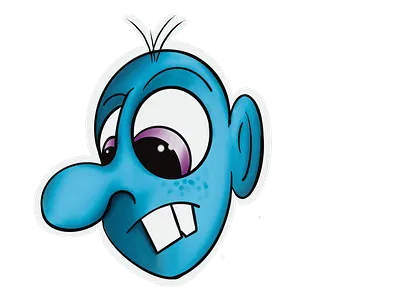 Sticker blue design graphic design illustration logo