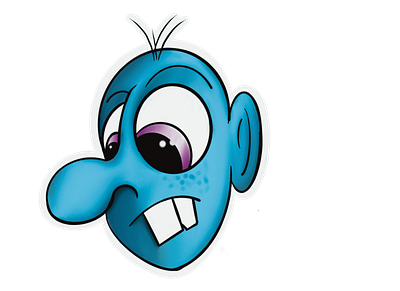 Sticker blue design graphic design illustration logo