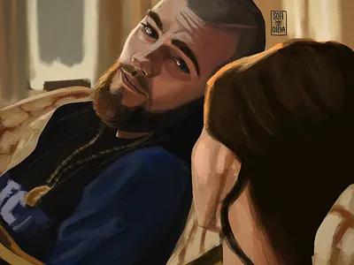 Portrait Fezco Euphoria digital art digital painting illustration light lighting