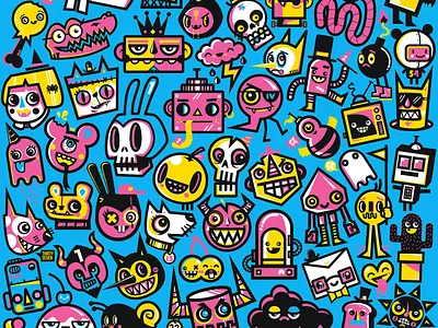 Vector Characters 2022 character art character design character designer characters colorful characters cute cute characters design doodles illustration vector vector characters wotto