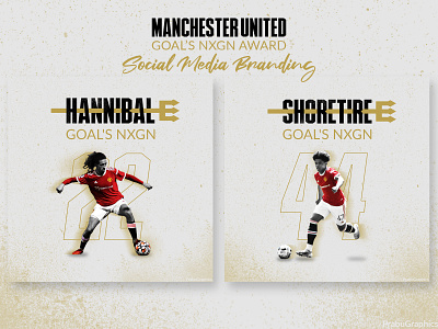 Social Media Branding - GOAL'S NXGN | Manchester United players design football football design goal goals nxgn hannibal hannibalmejbri illustration manchester united poster sholashoretire shoretire social media branding tunisia