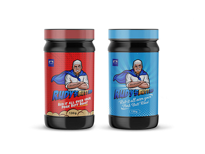 Rudy's Butt Roast Packaging Design awesome best brand classy design illustration label label design latest logo minimal modern new package packaging packaging design packagingpro product social media trending