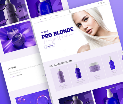 FAIR hair care adobe xd adobexd branding colorful concept design ecommerce homepage landing page purple ui ui design uidesign uiux user experience user interface ux uxdesign web website
