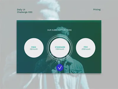 Daily UI #30 - Pricing dailyui design landing page minimal pricing ui ux