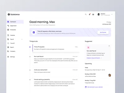 HR management dashboard hr dashboard hr tool management app saas web tool