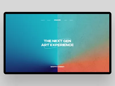 KALKAN Web branding design illustration ui ux web