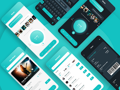 EventShare Mobile App - UI UX Design adobe illustrator adobe photoshop adobe xd dark version design events figma graphic design icons illustration ios light version live concerts mobile application design share ui ui ux design ux ux strategy wireframes