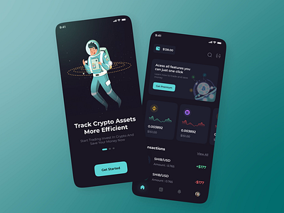 Crypto Trading Platform Mobile App animation app bitcoin blockchain crypto crypto exchange crypto wallet cryptoart design eth illustration logo money nft nft marketplace stock stock market trading ui ui design