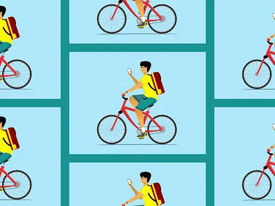 Delivery Concept Illustration 2d 3d animation character design character illustration delivery design delivery illustration design illustration ui
