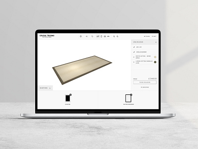Crucial Trading Rug Builder animation flooring flooring website luxury website product builder product configurator ui ui design ux web design website