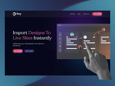 Fiwy - Website UI/UX Design branding brandvoice colorsystem dark designweb development download free illustration logo minimal neon product softglow trend ui uiux website websitedesign wordpress
