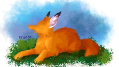 trade animal art digital fox illustration trade trades