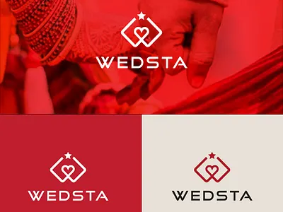 WEDSTA branding design graphic design illustration logo
