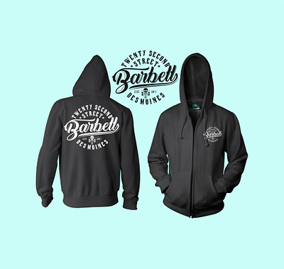 Barbell - Clothing branding design graphic design illustration typography