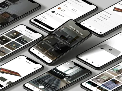 Crucial Trading Mobile App app app design flooring flooring design luxury design mobile app ui ui design ux
