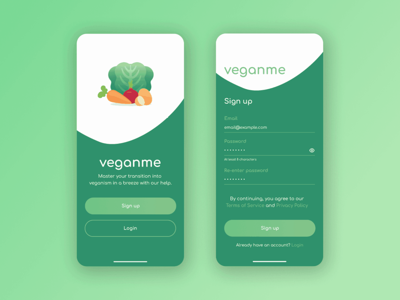 Daily UI 001 - Sign Up ui